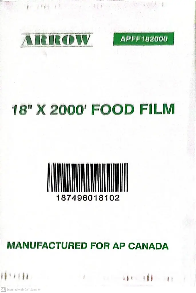 Arrow 18"x 2000 Food Flim- 1 ct