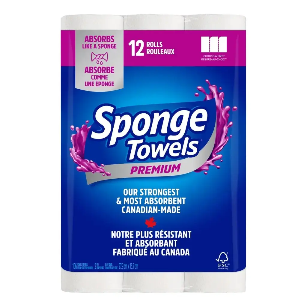 Sponge Towels Premium-1x12 PC
