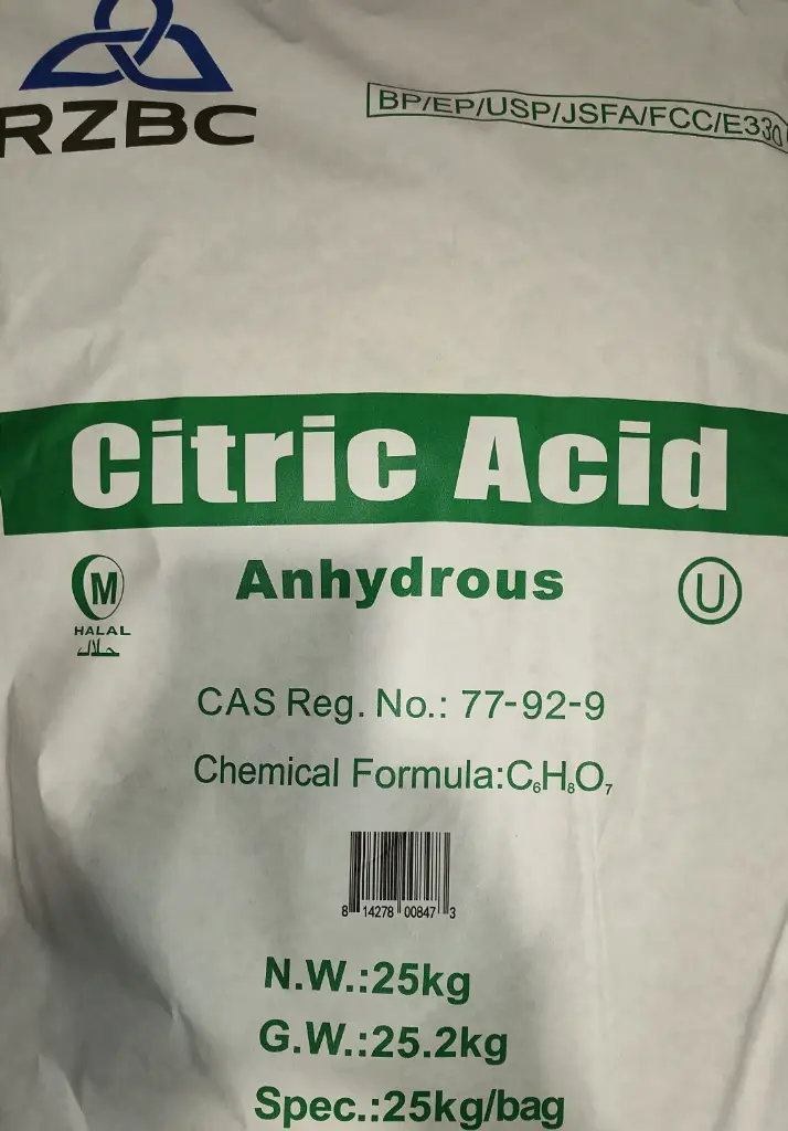 RZBC Citric acid - 1x25kg