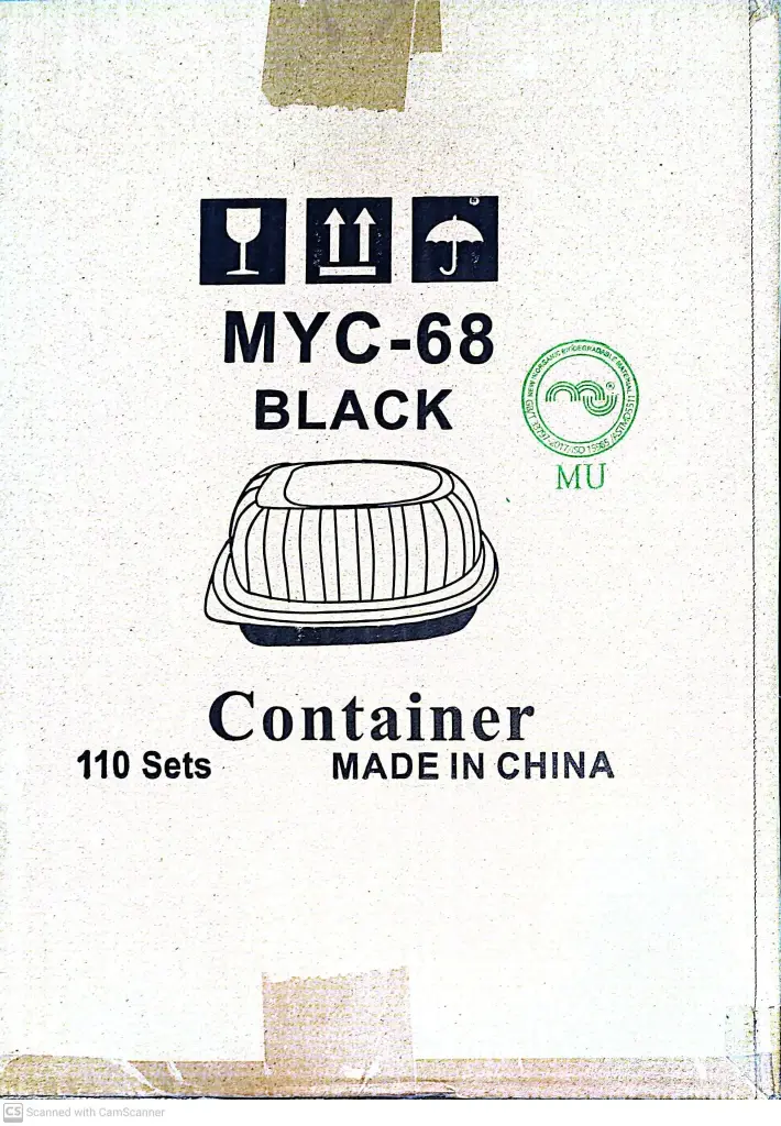 MYC-68 Black Container-1x110