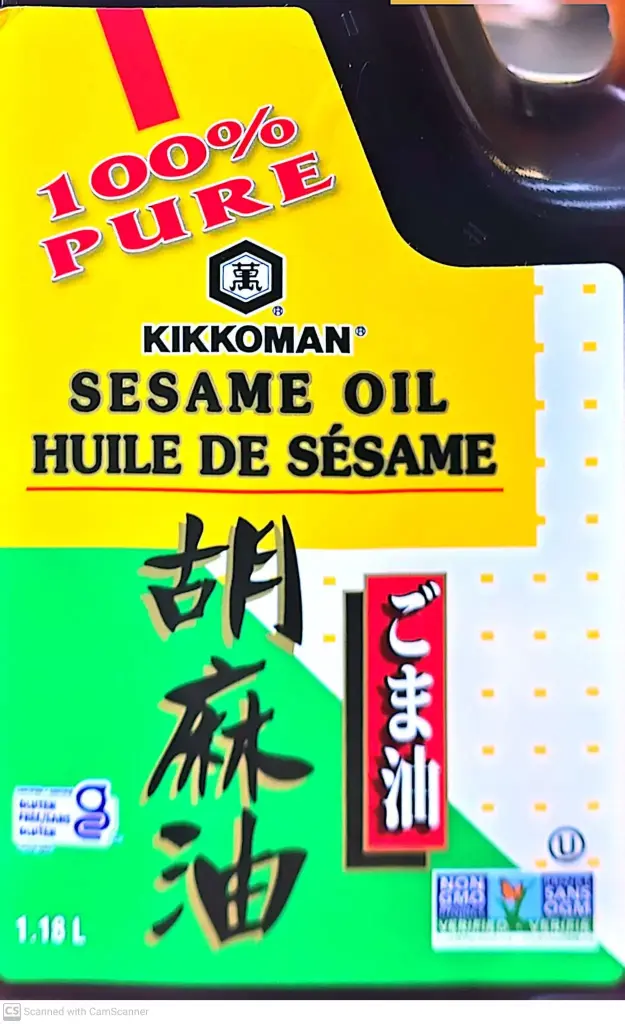 Kikkoman Sesame Oil-1x18L