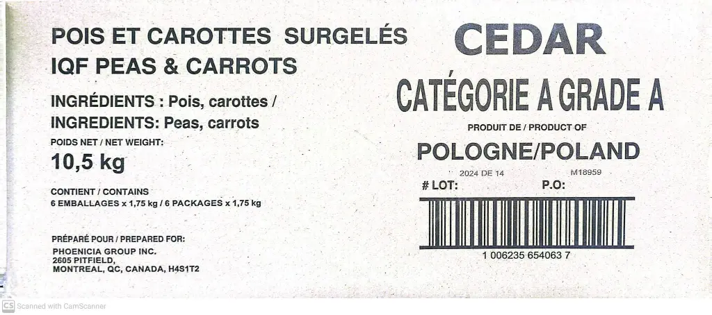 Cedar Carrots-2x5 Kg