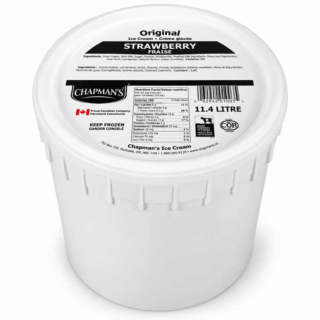 Chapman's - Ice Cream - Strawberry Bucket - Markdale - 11.4L
