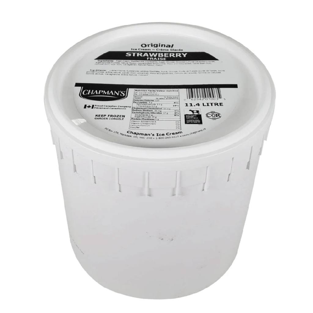 Chapman's - Ice Cream - Strawberry Bucket - Markdale - 11.4L