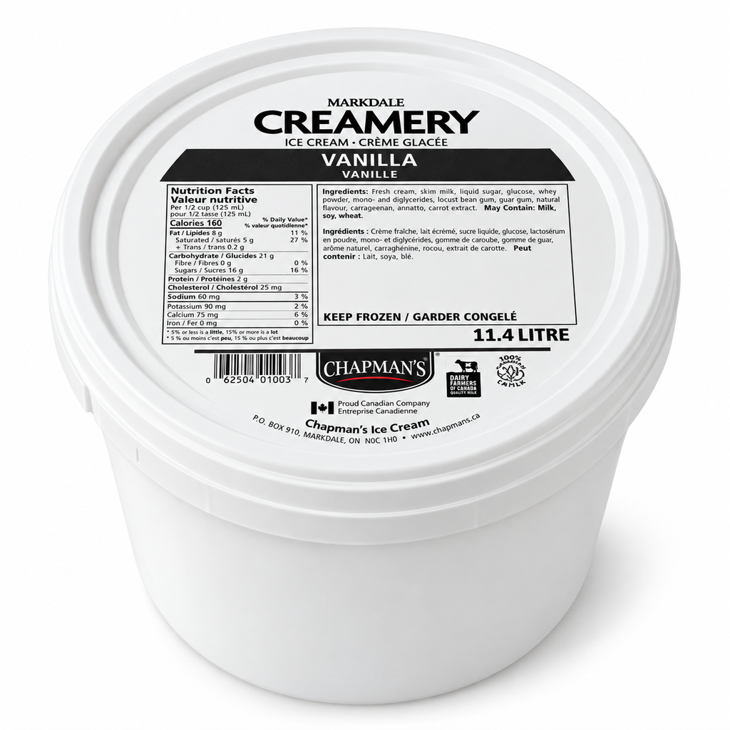 [DAIN46] Chapman's - Ice Cream - Vanilla Bucket - Markdale - 11.4 L