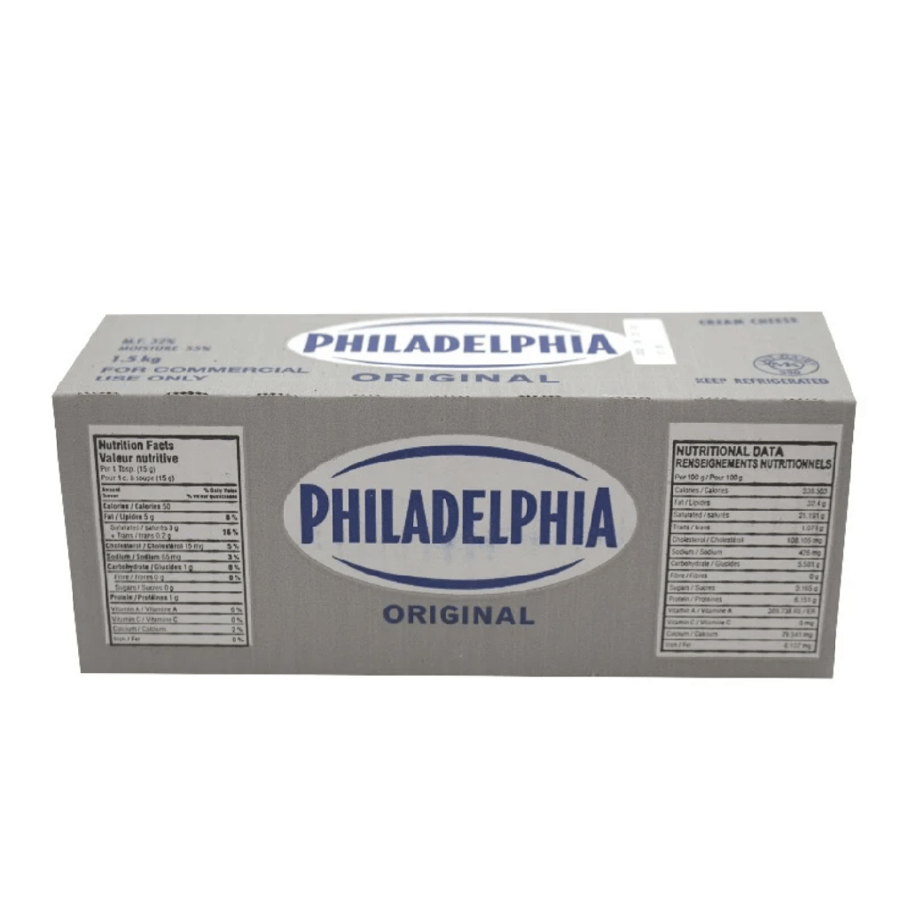 [dain28] Kraft Heinz - Philadelphia - Cream Cheese - 1.5Kg - Each