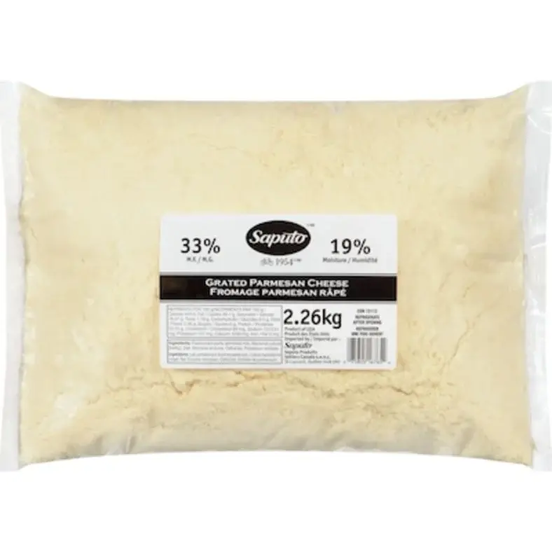 Saputo - 33% M.G. Grated Parmesan Cheese - 2.26 Kg - Each