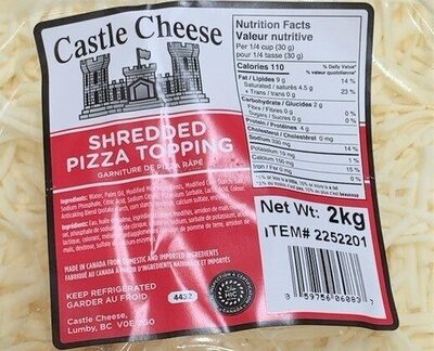 Shredded Pizza Toppings