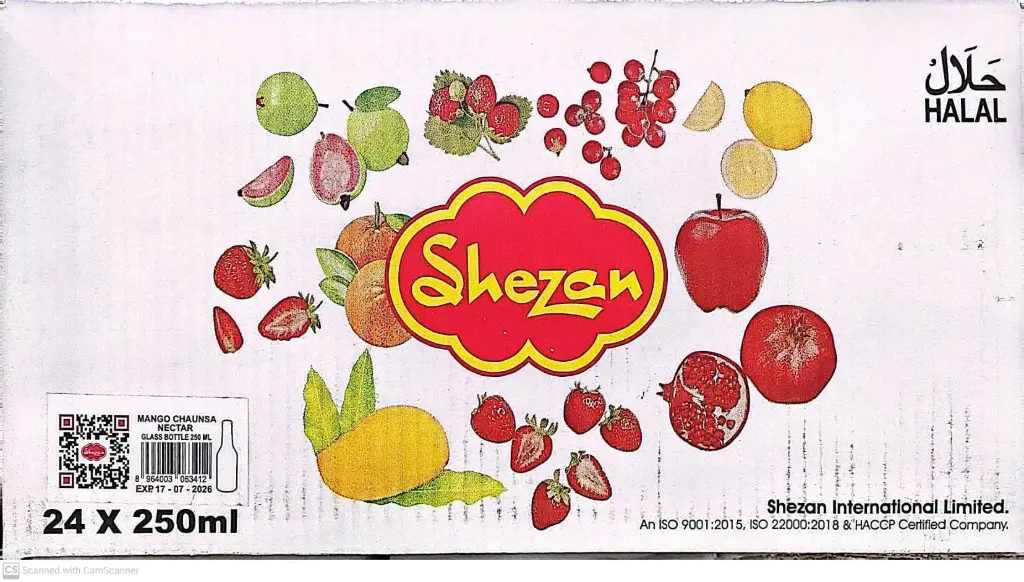 Shezan Mango Chaunsa-24 x 250 Ml