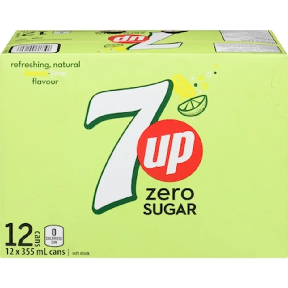 POP7 - 7up Zero 12x355ml