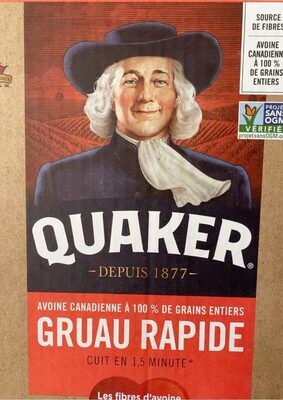 Quaker-Gruau Rapide-Quick Oats-2x2.58 Kg
