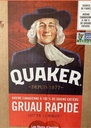 Quaker-Gruau Rapide-Quick Oats-2x2.58 Kg