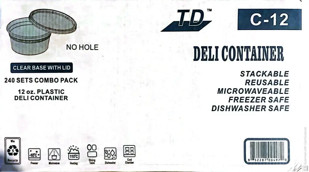 TD-C-12-Deli Container