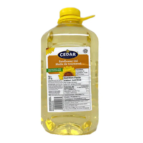 Cedar Sunflower oil- 6x3lt