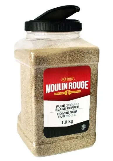 Moulin Rouge - Black Pepper Ground - 1.9Kg - Each