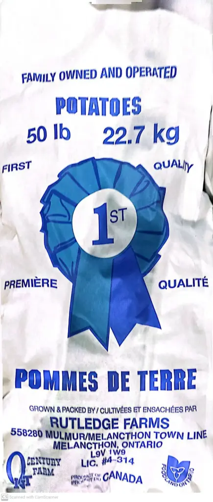 Potatoes Rutledge Farms Medium Large-1x50Lb