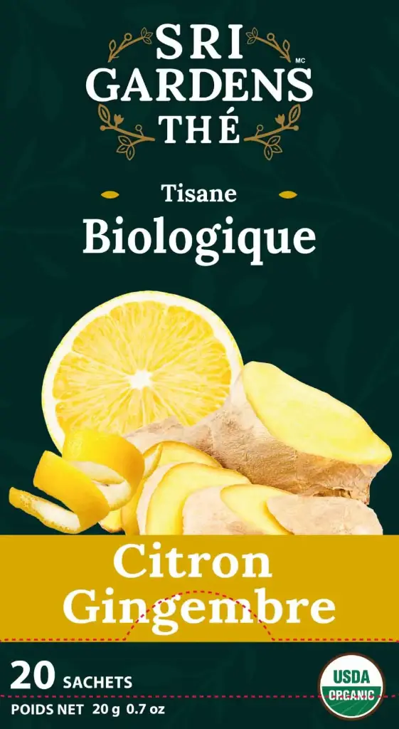 SRI Garden Tea-Herbal Tea-Lemon Ginger-1x20 Pc