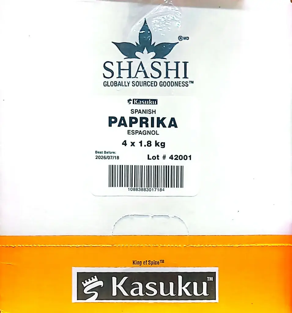 Shashi Paprika-4x1.8 Kg