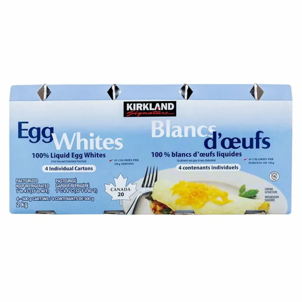 Kirkland - Liquid Egg Whites - 6 x 500g - Case
