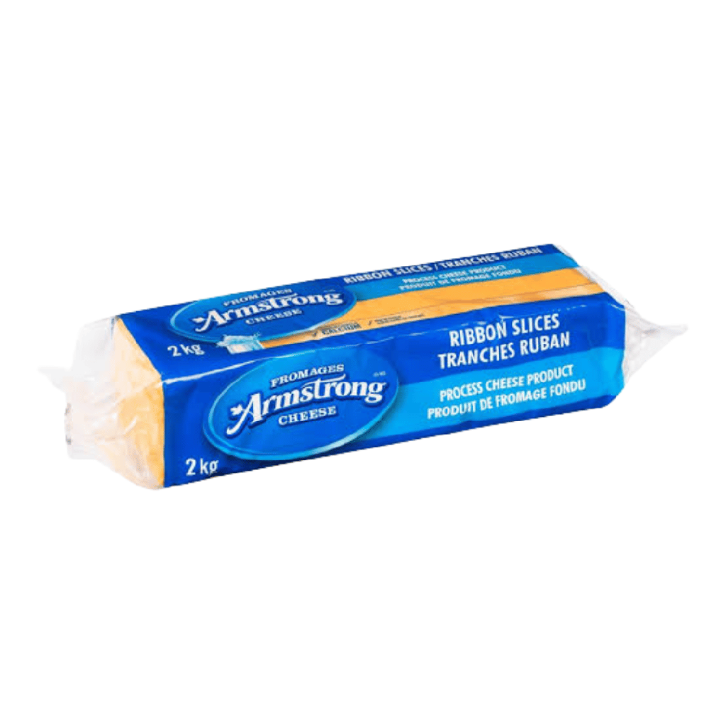Armstrong - Ribbon Yellow Slices Cheese - 2 Kg - Each