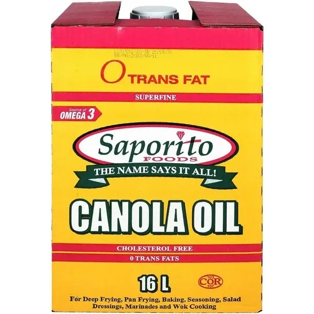 Saporito Canola Oil -1 x 16 L