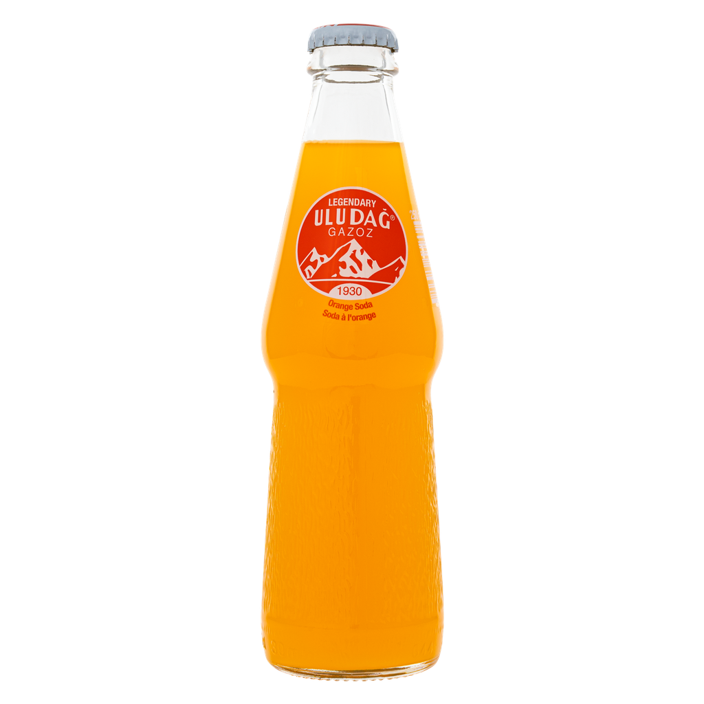 Uludag Gazoz Orange Soft Drink- 24 × 250 mL