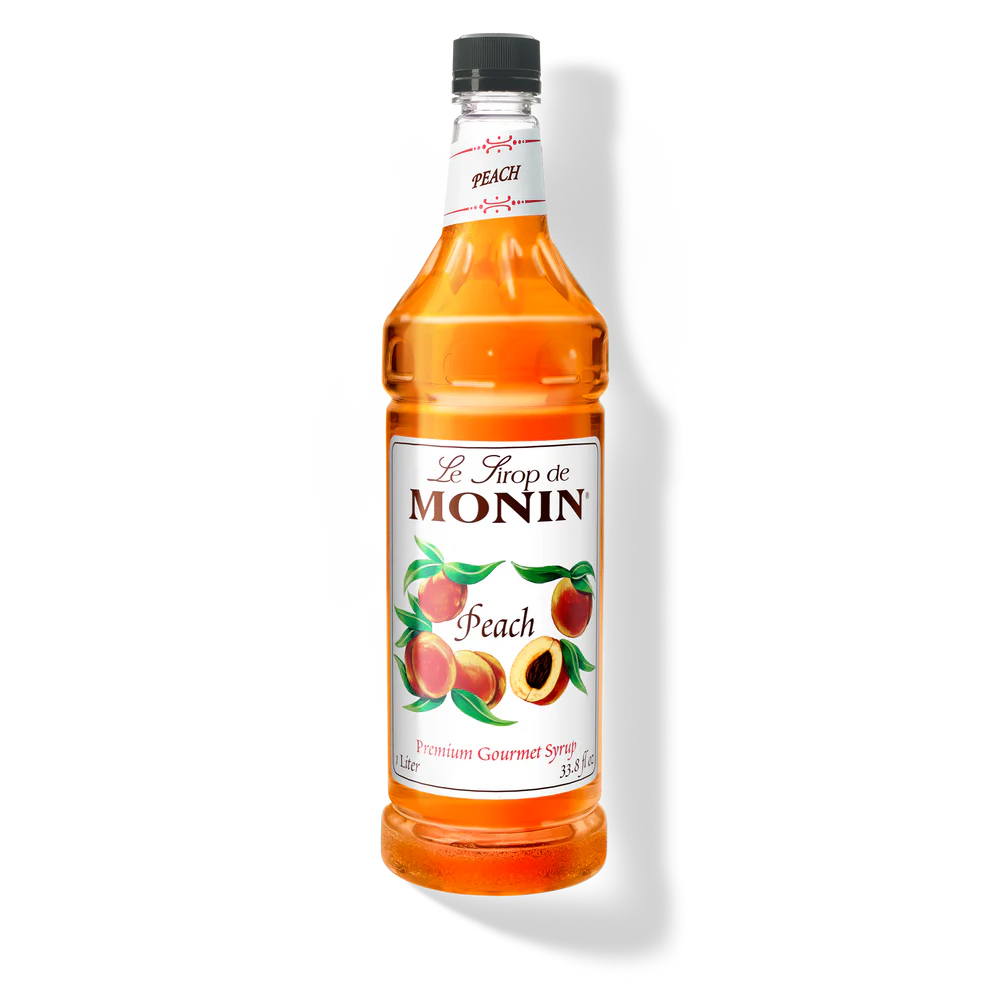 Monin - Peach Syrup - 1L - Each