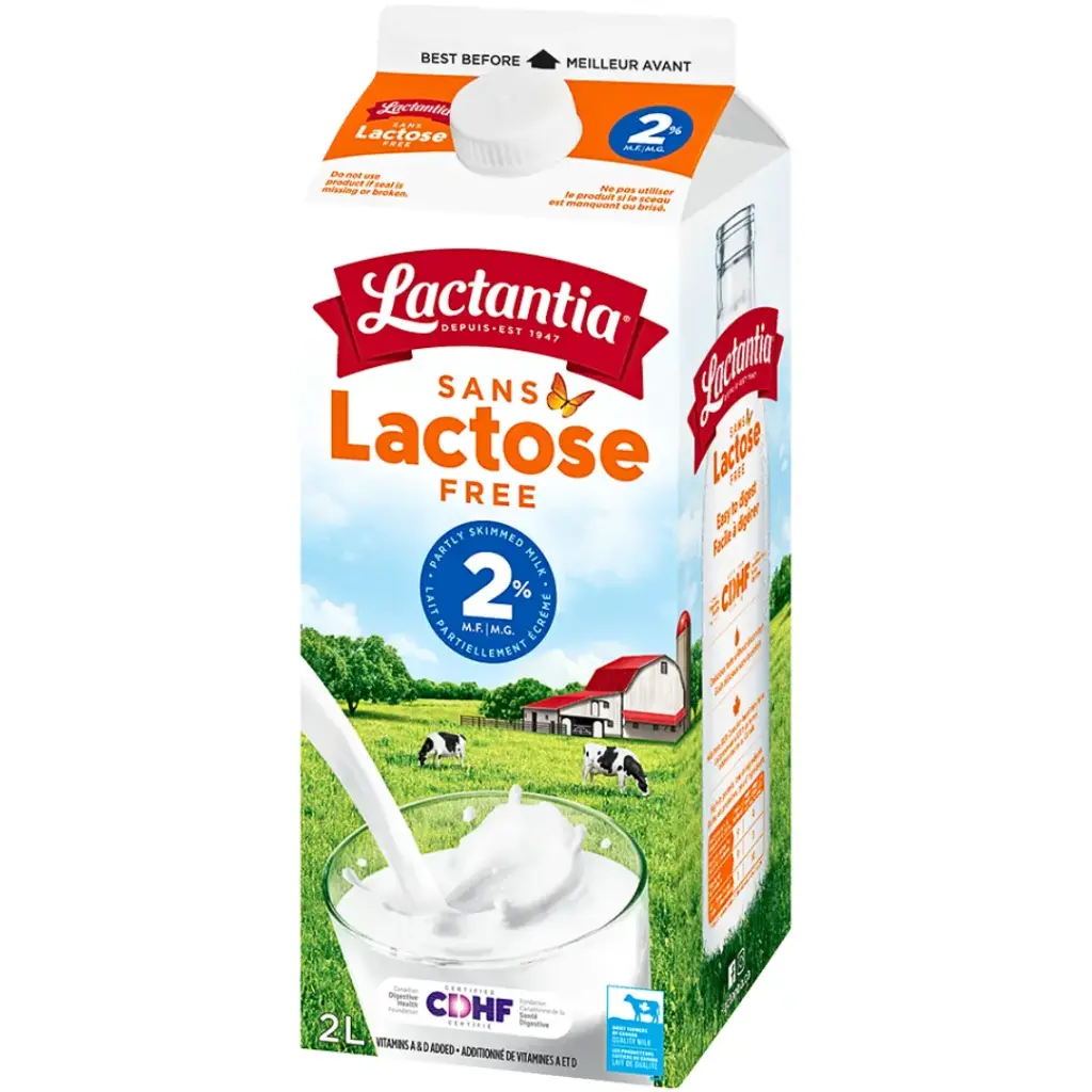 Lactantia - Lactose Free Milk 2% - 9x2L - Case