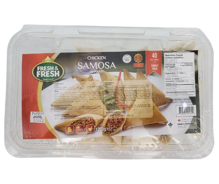 Fresh & Fresh - Chicken Samosa - 6x40 - Case
