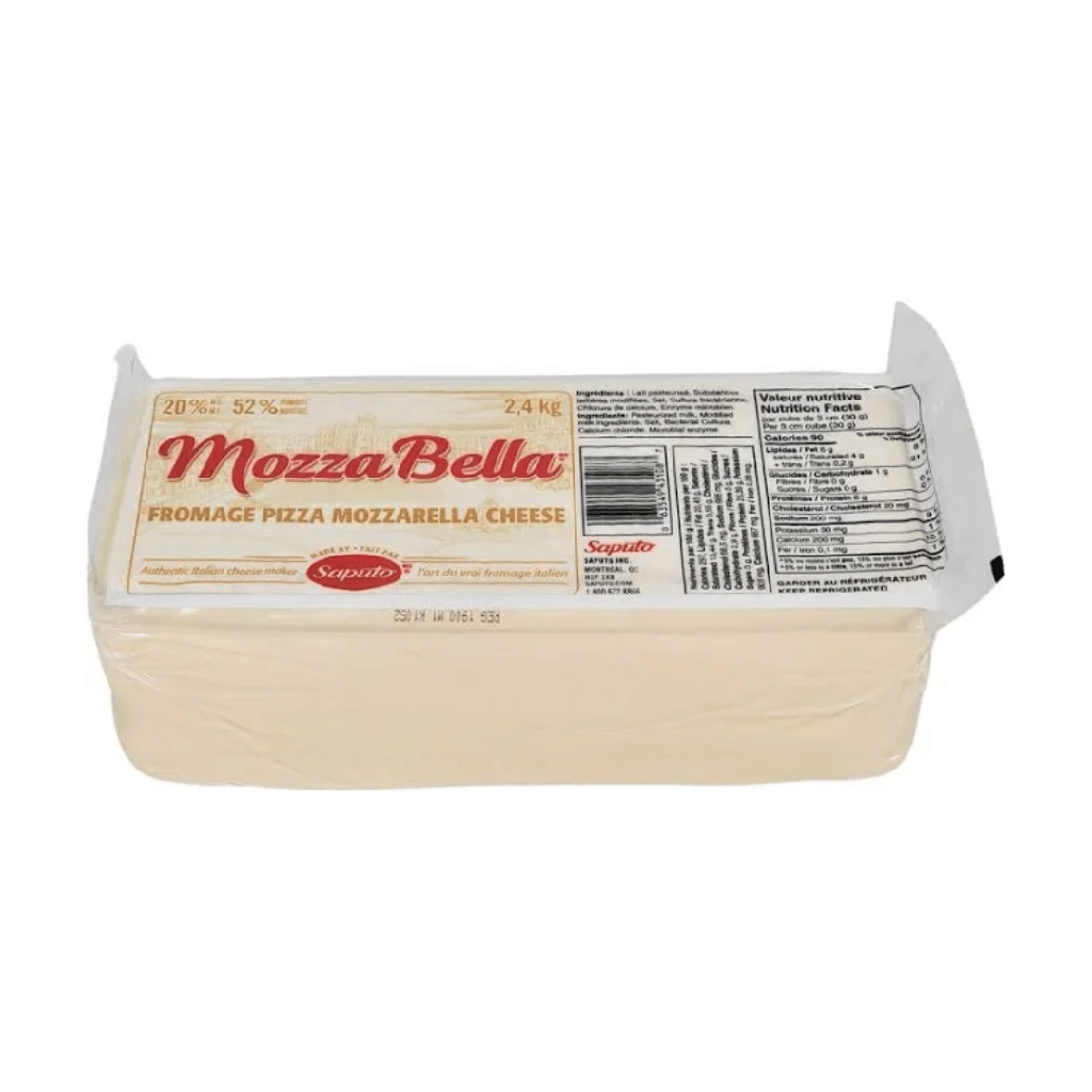 Saputo MozzaBella-Cheese-20% M.G-2.4kg