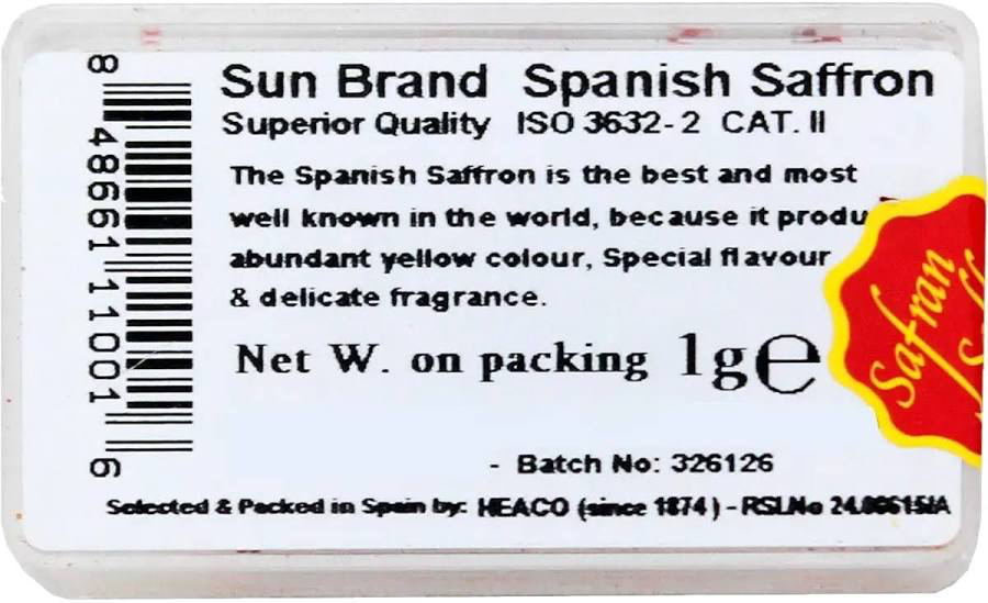 Saffron- 1x12G