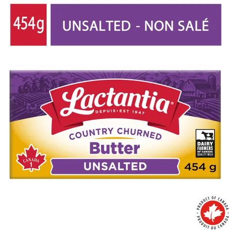 Lactantia Butter Unsalted- 1x20x454 G