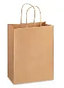 Arrow - Kraft Paper Bags with Handle  14x10x14 - 200pcs - Case
