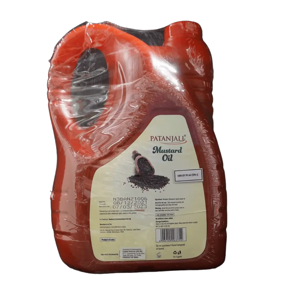 Patanjali Mustard Oil - 1x5L