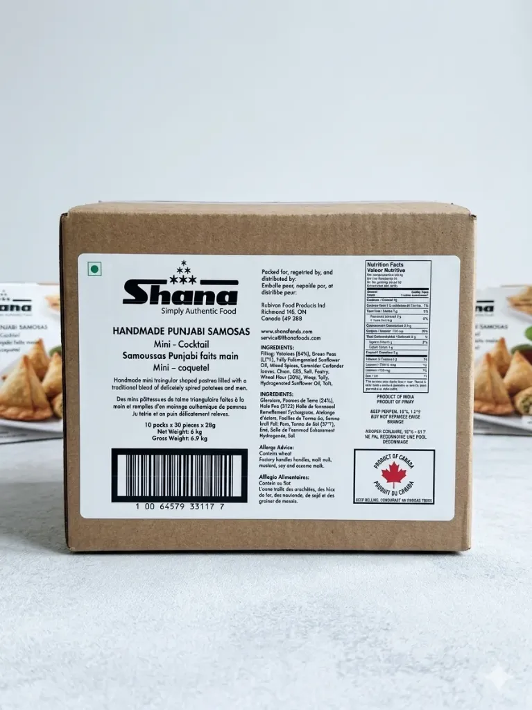 Shana - Punjabi Samosa Mini Cocktail - 300 x 20g