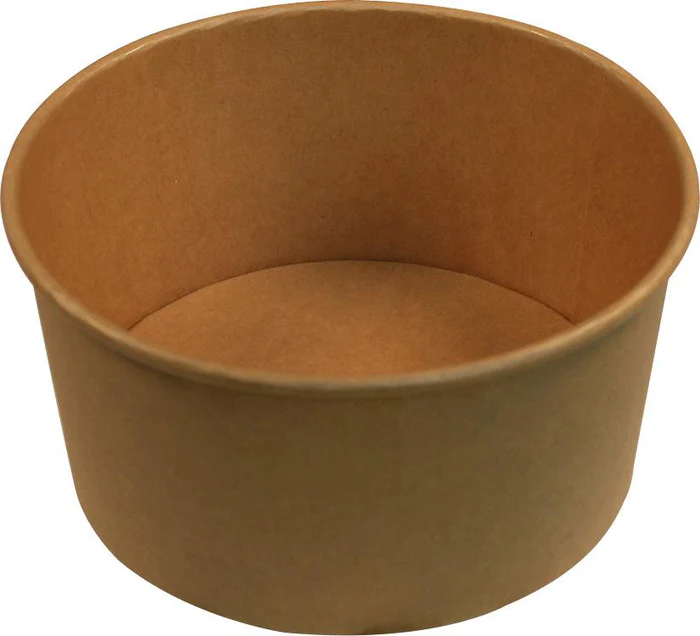 Eco Craze Kraft PE Lined Paper Container - Round - 1000ml - SB-1000K