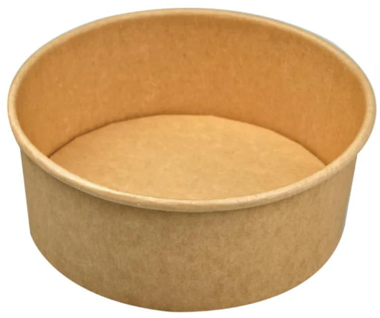 RiteEarth 32 Oz Paper Food Container Kraft, 300/cs - FC2432K