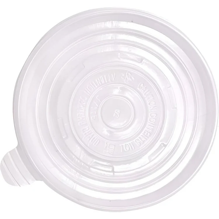 RiteEarth  Clear PP Lid for 1600 Series Paper Food Container, 500/Cs - PP160