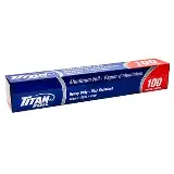 [FOIL001] Titan - Heavy Duty Aluminum Foil Roll - 45 cm × 100m - Each