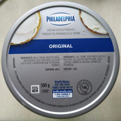 Philadelphia Orginal Cream Cheese- 1x500g