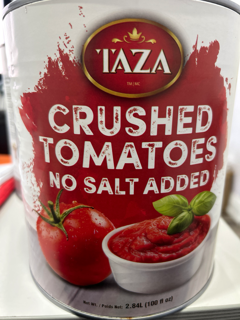 Taza - Crushed Tomatoes -  NSA - 6 x 2.84L - Case
