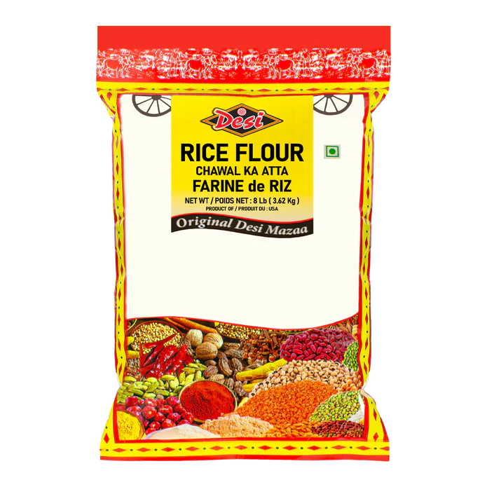 Desi Rice Flour ( Chawal ka Atta )-8lb- (3.62kg)