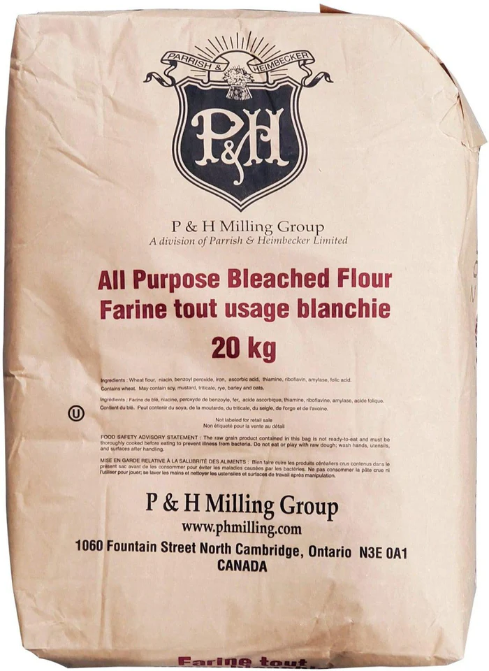 P&H - All Purpose Bleached Flour - 29351 - 20Kg