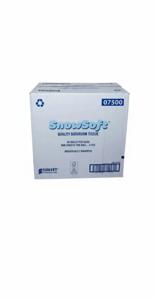 Snowsoft - 2-Ply Bathroom Tissue - 500 Sheets - 07500 - 48 Rolls/Case