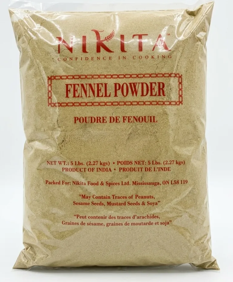 Nikita -  Fennel Powder - 5lb - Each