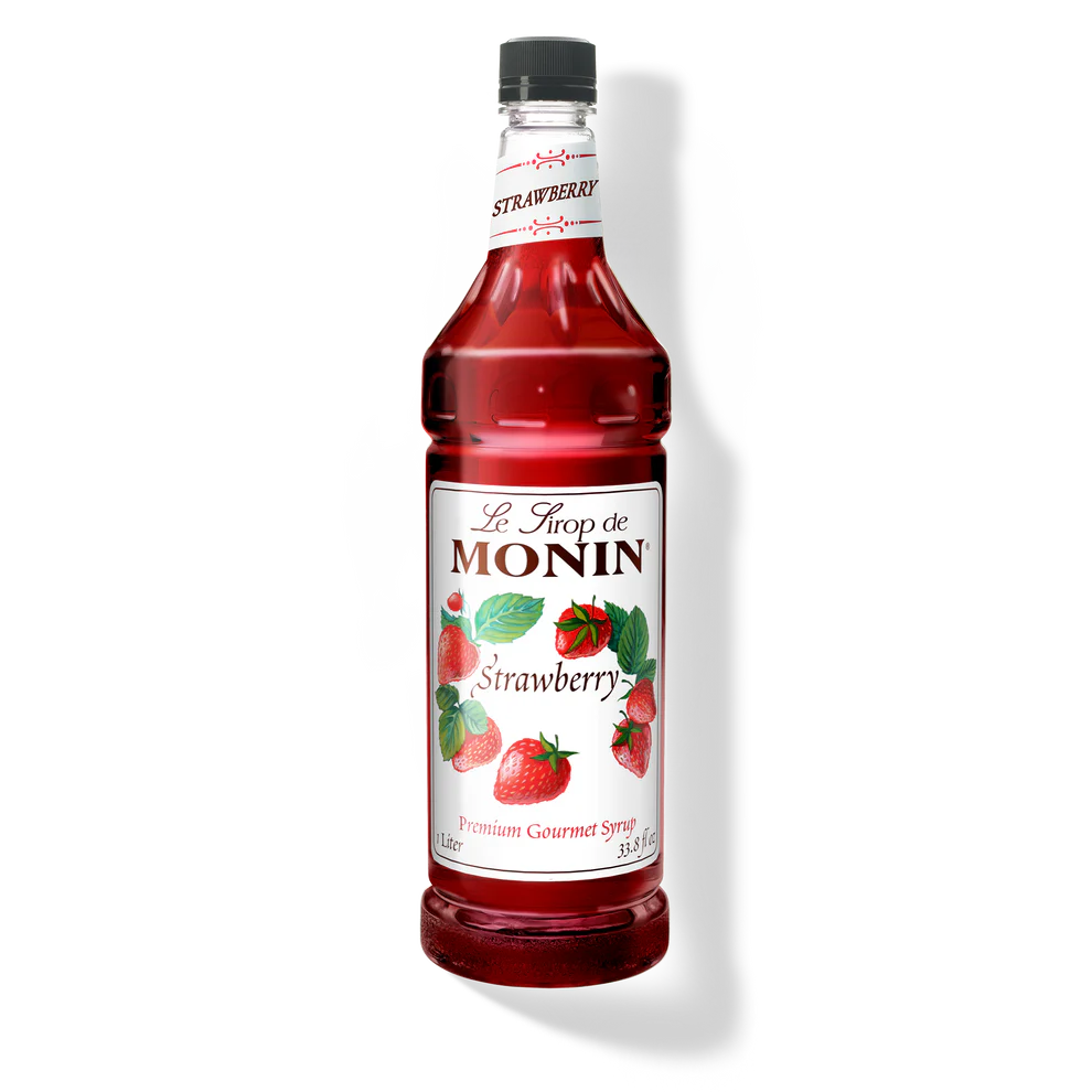 Monin Strawberry Syrup - 4 x 1L