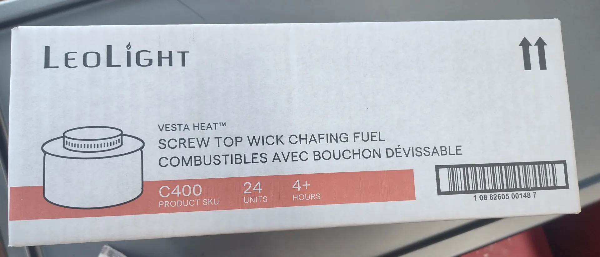 LeoLight Chafing Fuel 24PC x 4hours