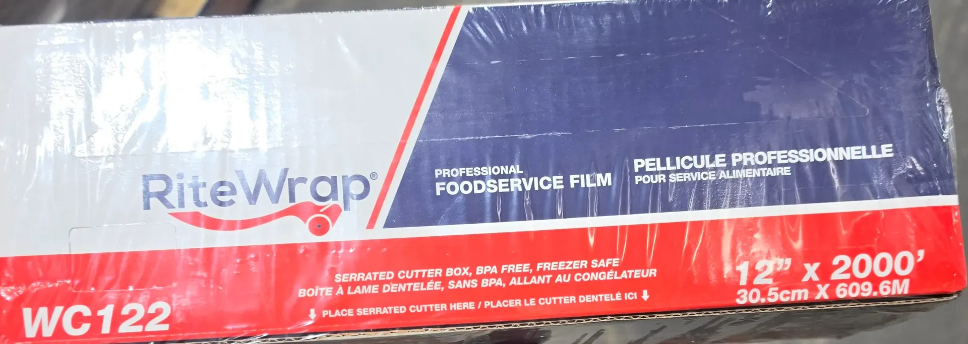 RiteWrap - Food Service Film - 12"x2000' - Roll - Box