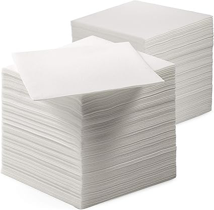 RiteTissue - 11" x 11.4" 1 Ply Luncheon Napkins with 1/4 Fold, 6000/Cs - NL100