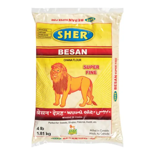 FLRS1 - Sher Gram Flour - Besan (10 x 4lb)